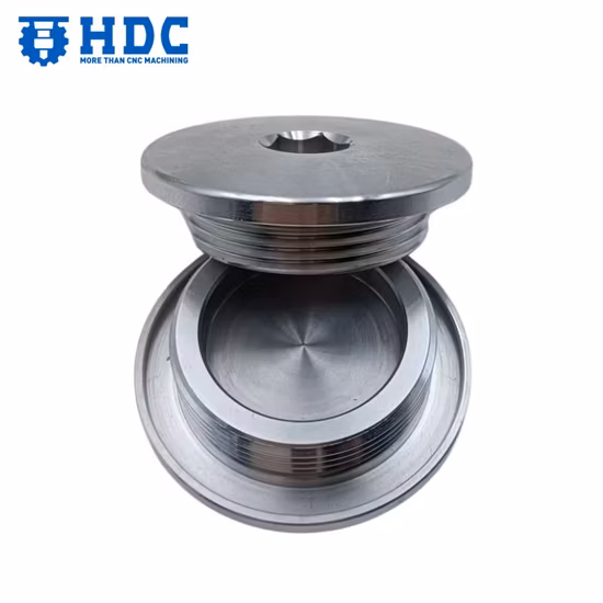 Piezas mecánicas de aluminio y acero inoxidable Piezas personalizadas para máquina de alimentos A6061 A7075 SUS304 Cobre Latón Aleación de titanio Mecanizado CNC Piezas de acero Torneado