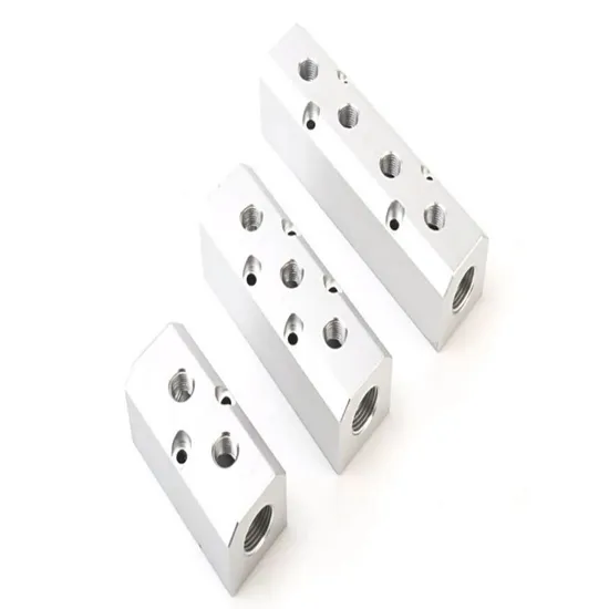 Piezas de aluminio de metal personalizadas Piezas de fresado de ánodo CNC